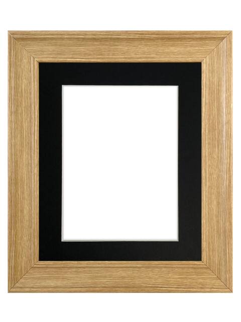 Scandi Oak Photo Frame With Black Mount - image 1
