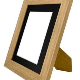 Scandi Oak Photo Frame With Black Mount - thumbnail 3