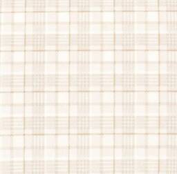 Beige Plaid Mini Crib Sheet Check Preppy Nursery Bedding - thumbnail 2