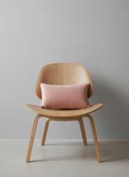 Dusty Rose Velvet Pillow Cover, Peachy Blush Cushion - thumbnail 1