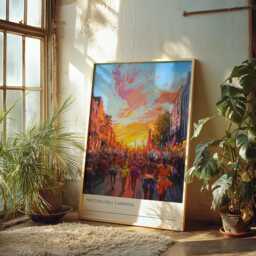 Notting Hill Carnival Poster Vibrant UK Caribbean Art Print - thumbnail 2