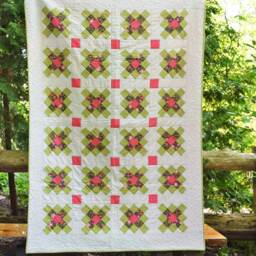 Granny Square Throw Or Lap Quilt - thumbnail 2