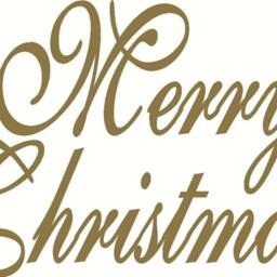 Merry Christmas Or Joyeux Noel - Over 7 Inch High Lettering Wall Decal Sticker Transfer - thumbnail 3