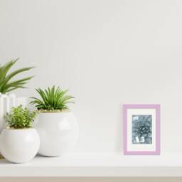 Lilac Picture Frame, Photo A2, A3, A4, A5, White Mounted Frames, Poster Thin Modern Frame Art, Home Decor - thumbnail 4