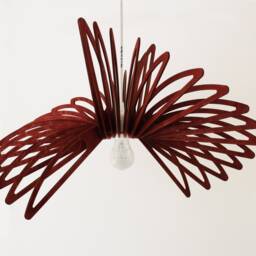Modern Pendant Light, Hanging Dining Lamp, Ceiling Light Fixture, Minimal Lamp Shade, Wood Contemporary Pendant Lighting Light - thumbnail 2