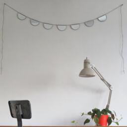 Mirror Bunting Small Half Circle Banner Garland Strand Dorm Decor Accent Miroir Ammer Spiegel Verderon Espejo - thumbnail 3