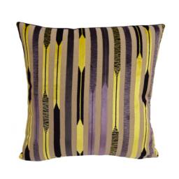 Sanderson - Kandinsky Fig/Yellow Cushion Cover Throw Pillow Scatter Designer Home Decor - thumbnail 2