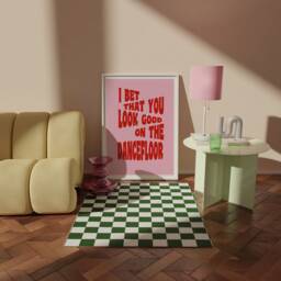 Arctic Monkeys - I Bet That You Look Good On The Dancefloor Lyrics Print A3 A4 A5 Indie Rock Band Music Art Typographic Poster -Gift - thumbnail 1