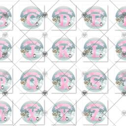 Personalised Name Christmas Tree Decoration/Bauble Pink Or Blue Initial Penguin Design - Custom Hanging Ornament - thumbnail 4