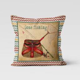 Marine Sailing Boat Cushion Cover/Crab Seashells Pillow Case/Marine Throw Cases/Sea Turtle Beach House Pillow/Coastal Sea Decoration - thumbnail 3