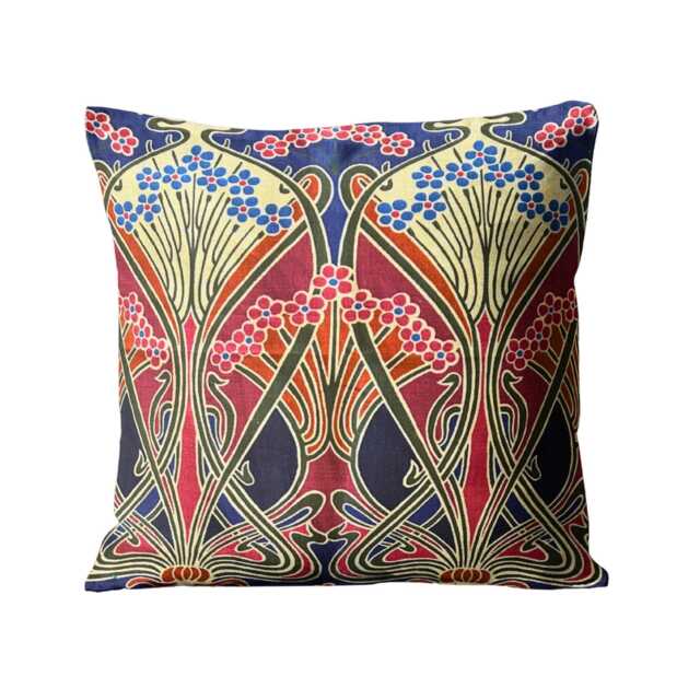 Liberty Ianthe, Jubilee Fabric, Linen Union Cushion Cover, Homeware Decor 14 X Inches - image 1