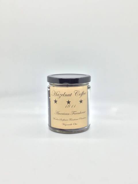 Hazelnut Coffee Highly Scented Candle/ Jelly Jar 9Oz/Paraffin Wax/Farmhouse Candle/Hand Poured Country-Primitive Candle - image 1