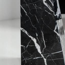 Coffee Table Marble Black Marquinia - in Made Italy - thumbnail 4