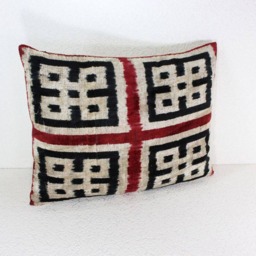 Velvet Ikat Pillow Cover - thumbnail 2