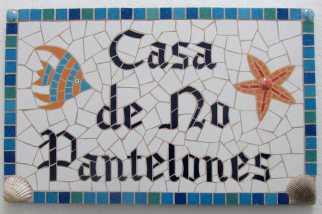 Mosaic House Sign, Name Plaque Different Sizes & Designs Available For Home Or Business - image 1