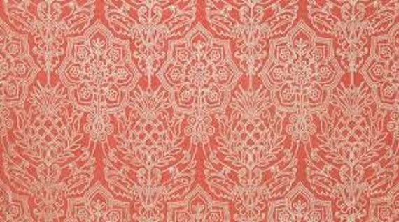 Cordelia Rose Linen Metallic Damask Pillow Cover - image 1