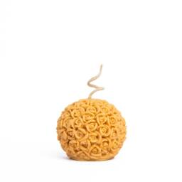 Pure Beeswax Floral Candle - thumbnail 2