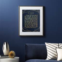 st Therese Quote Print Gold Foil Inspirational Catholic Art - thumbnail 2