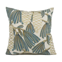 Harlequin - Foxley Kingfisher- Stunning Metallic Art Deco Cushion Cover Handmade Scatter Throw Pillow Designer Home D??cor - thumbnail 2