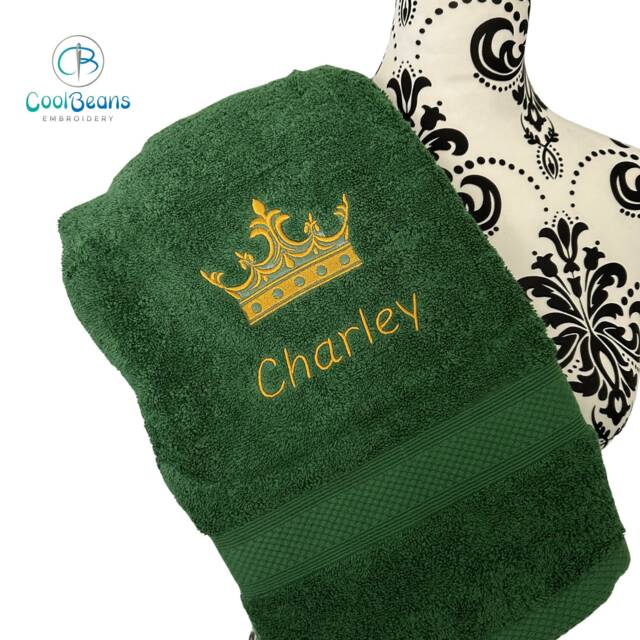 Crown Towel - Personalised Face Cloth/Hand Bath - image 1