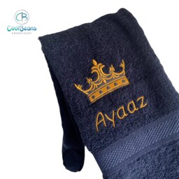 Crown Towel - Personalised Face Cloth/Hand Bath - thumbnail 2
