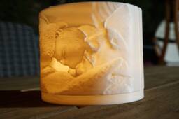Custom Photo Candle Holder - Tea Light Photographic Memories Personalized Unique - thumbnail 1