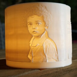 Custom Photo Candle Holder - Tea Light Photographic Memories Personalized Unique - thumbnail 2