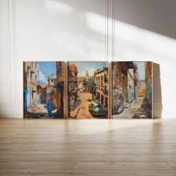Asmara Travel Poster Set, Eritrea Prints, African Art, Middle Eastern Decor, Islamic Wall Posters, Eritrean Art - thumbnail 3