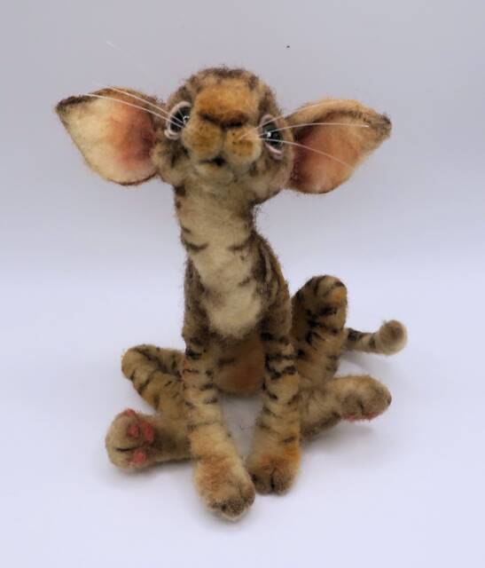 Meet Fur - Baby Fred, One Of The Siblings, Is A Softly Sculpted Natural Wool Italian Shorthaired Kitty - image 1