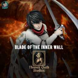 Blade Of The Inner Wall - Anime Warrior Swordswoman Protector Mikasa Ackerman Resin Figure 16K - thumbnail 1