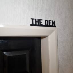 The Den Door Topper, Shelf Decor, Wall Quirky Home Interior Gift, Door Decoration - thumbnail 2
