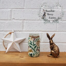 Christmas Emma Bridgewater Recycled Jam Jars Holly Joy Peace Robin Pudding Bring in The Green - thumbnail 2