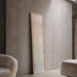 Vitre - Woven Wool Tapestry Textured Wall Hanging Pastel Vertical Decor - thumbnail 4