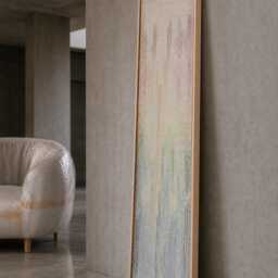 Vitre - Woven Wool Tapestry Textured Wall Hanging Pastel Vertical Decor - thumbnail 2