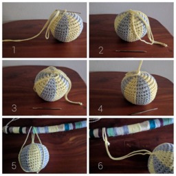 Multipurpose Baby Mobile/Toddler Rattle Balls - Set Of 3/Large - thumbnail 4