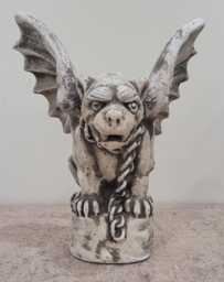"Winged Dog Gargoyle Statue Protector Sculpture ""Art Of History" - thumbnail 1