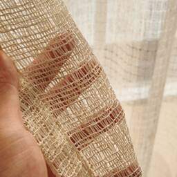 Natalia Linen Sheer Curtain, Natural Custom Drapes, Livingroom Door Extra Long Curtain Panel, 1Pc - thumbnail 3