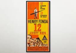 12 Angry Men Wood Print Poster, Fanart Cinema Movie Posters On For This Lover, Extra Large Wall Art Prints & Canvas Art - thumbnail 1