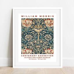 William Morris Honeysuckle Art Nouveau Exhibition Poster - thumbnail 2