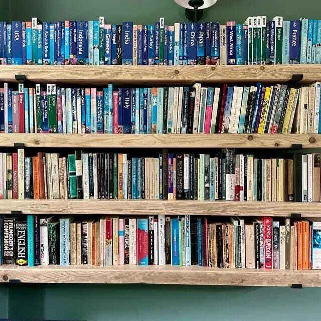 Made To Measure Reclaimed Wood Shelf - 6cm Thick Scaffold Board Rustic Industrial Handmade Solid - image 1