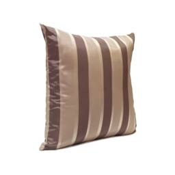 Silver & Purple Gray Pillow, Throw Pillow Cover, Decorative Cushion Trendy Pillowcase, Striped Accent Pillow, Silk Blend - thumbnail 2