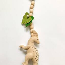 Dinosaur Stroller Toy, Dinosaur Pram Mobile, Accessories, Montessori Toys, Nobile, Baby Shower Gift, Decor - thumbnail 2