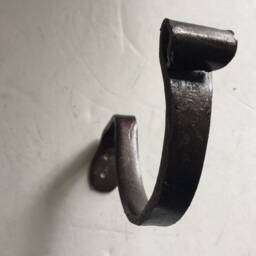 Brackets To Hold A Birch Branch & Woven Swag Curtain Bronze Hand Forged Natural - thumbnail 4