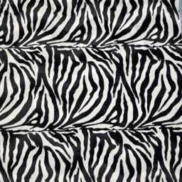 Handmade Zebra Print Footstool - Mahogany Legs Ottoman - 100x48x36cm - thumbnail 2
