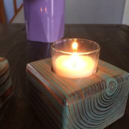 Wood Candleholders - thumbnail 4