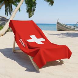 Switzerland Beach Towel, Flag Tovel, Of Switzerland, Beach Country - thumbnail 1