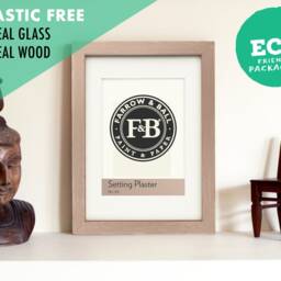 Farrow & Ball 231 Setting Plaster- Pink Picture Frame A2, A3, A4, A5, 5x5, 6x6, 5x7, 6x8, 8x10, 11x14 - Handmade Photo Frames - thumbnail 2