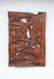"Wood Wall Art, Us Delivery Duty Paid, ""Geometric State" - thumbnail 1