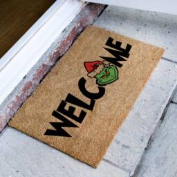 Grinch Christmas Decorations - Doormat Funny Welcome Mat The Decor - thumbnail 2