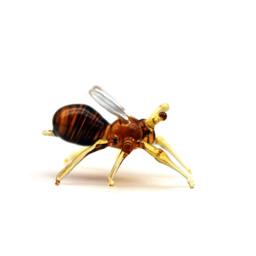 Glass Bee Blown Collectible Figurine Honey Bee 7 Days Delivery, Art Glass, Bee, Glass Sculpture For Sale, State Symbols - thumbnail 3